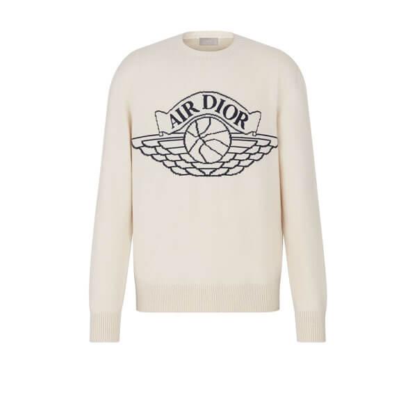 ディオール ナイキ コピー Dior x  Air Jordan Wings Sweater NATURAL 201017a28